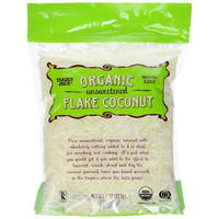 Trader Joe's Organic Pure Unsweetened Coconut Flakes 8Oz (1 Pack)