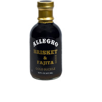 Allegro - The Marinate Everything Marinades - Gold Buckle Brisket & Fajita Sauce - 16 Oz, Pack Of 4