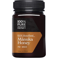 Manuka Honey New Zealand - Mgo 70+ Monofloral Manuka Honey, 100% Pure New Zealand Raw Manuka Honey, 17.6 Ounce (500G) (Pack Of 1)