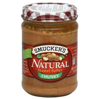 Smuckers Natural Peanut Butter 16 Oz (Pack Of 4) (Chunky)