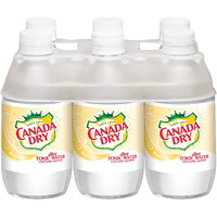 Canada Dry Diet Tonic Water, 10 Fluid Ounce Plastic Bottle, 6 Count