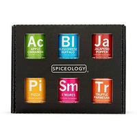 Spiceology - Gourmet Popcorn Seasoning Variety Pack - Flavors Included: Bleu Cheese Buffalo, Apple Cinnamon, Jalapeno Popper, Truffle Parmesan, Smores - Set Of 6