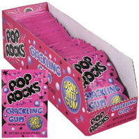 Pop Rocks Bubblegum, 0.37 Oz, 24 Count
