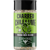 Fire & Smoke Society Charred Chile & Lime Mexican Seasoning | Jalapeno Peppers, Garlic, Salt And Lime | Grilled Chicken, Fish, Flank Steak, Shrimp, Potatoes, Avocados | M 6.8 Oz
