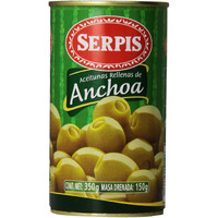 Serpis Olives Stuffed With Anchovies, 12.35 Ounce (Pack Of 6)