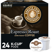 Barista Prima Coffeehouse Espresso Roast Coffee, Keurig Single Serve K-Cup Pods, 96 Count