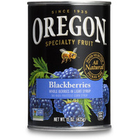 Oregon Fruit Blackberries In Syrup, 15-Ounce Cans (Pack Of 8)