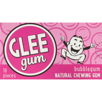 Glee Gum All Natural Bubblegum, Non Gmo Project Verified, Eco Friendly, 16 Piece Box, Pack Of 12