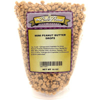 Mini Peanut Butter Drops, Bulk Size, Baking Chips (1 Lb. Resealable Zip Lock Stand Up Bag)