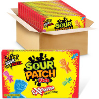 Sour Patch Kids Extreme Sour Soft & Chewy Candy, 12 - 3.5 Ounce Boxes (Pack Of 12)
