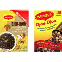 Maggi Djon Djon Bouillon Cubes - Mushoom Flavored 1 Box (48 Cubes)