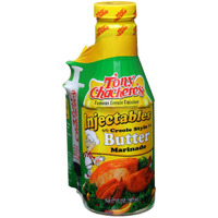 Tony Chachere Injectable Marinades With Injector, Creole Style Butter, 3 Count