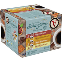 Victor Allen's Coffee Springtime Coffee Variety Pack, Medium Roast, 36 Count, Single Serve Coffee Pods For Keurig K-Cup Brewers