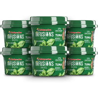 Chicken Of The Sea Infusions Tuna, 2.8 Ounce Cups (Pack Of 6), Wild Caught Tuna, Basil