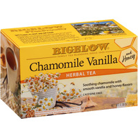 Bigelow Tea Chamomile Vanilla With Honey Herbal Tea, Caffeine Free Tea With Chamomile Vanilla, 20 Count Box (Pack Of 6), 120 Total Tea Bags
