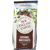 New England Coffee Caramel Macchiato Medium Roast Ground Coffee, 11Oz Bag (Pack Of 6)