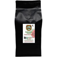 Low Acid Organic Coffee - Whole Bean, Mold-Free & Stomach Friendly By Java Planet, Colombian Single Origin, Medium Dark Roast, Smooth Full Flavored, 5Lb Bag