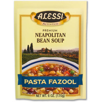 Alessi Autentico Premium Soups, Traditional Flavors, 6Oz (Neapolitan Bean, Pack Of 6)