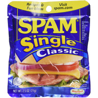 Spam Single, 2.5 Ounce Pouches (Pack Of 6)