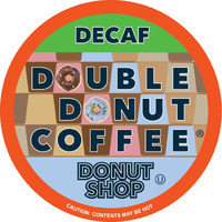 Double Donut Decaf Coffee, Decaf Donut Shop Coffee, Decaf Coffee Pods For Keurig K Cups Machines, Hot Or Iced Coffee, Single Serve Decaffeinated Coffee In Recyclable Pods, 80 Count Value Pack
