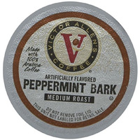 Victor Allen's Coffee Peppermint Bark Flavored, Medium Roast, 42 Count, Single Serve Coffee Pods For Keurig K-Cup Brewers