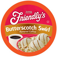 Friendly's Flavored Ice Cream Coffee Pods, Compatible With Keurig K Cup Brewers (Butterscotch Swirl, 40 Count)