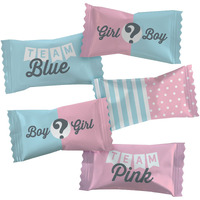 Candy Envy - Baby Reveal Buttermints - 13 Oz. Bag - 100 Indiv Wrapped Mints - Baby Shower Favors