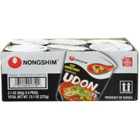 Nongshim Cup Noodle Soup, Tempura Udon, 2.1 Ounce (Pack Of 6)