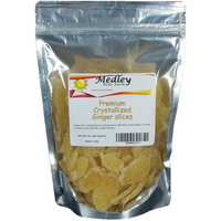 Medley Hills Farm Dried Crystallized Ginger Slices 1 Lb