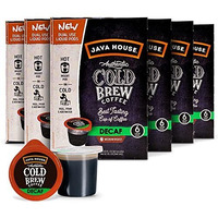 Java House Cold Brew Coffee Concentrate Single Serve Liquid Pods, (6 Count Of 1.35 Fl Oz Pods) 8.1 Fl Oz, Pack Of 6,Total 36 Count
