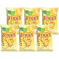 Real Food From The Ground Up Vegan Cauliflower Pretzels, Gluten Free, Non-Gmo, 6 Pack (Sticks)