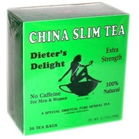 China Slim Tea Dieter's Delight 36 Tea Bags Net Wt 3.17 Oz (90 G)