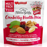 Natures Garden Cranberry Health Mix, Single Serve Bags - 8.4 Ounce (1.2 Ounce X 7 Count)