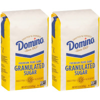 Domino Premium Pure Cane Granulated Sugar, 4 Lb Bag (Pack Of 2)