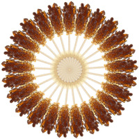Brown Sugar Sticks Individually Wrapped Perfect For Coffee Tea And Drinks, Barista Swizzle Sticks And Rock Candy Crystals, 25 Pieces