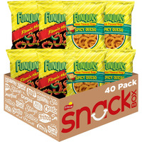 Funyuns Onion Flavored Rings, Spicy Queso And Flamin' Hot Variety Pack, 0.75 Ounce (Pack Of 40)