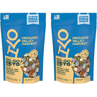 Orchard Valley Harvest Go-Go Keto Mix, 8 Oz (Pack Of 2), Dark Chocolate Almond Butter Almonds, Peanuts, Walnuts, & Pecans, Low Carb, Gluten Free, Resealable Bag, Snacks For Adults & Kids