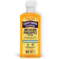 Happy Home Imitation Pineapple Flavoring, Certified Kosher, 7 Oz.