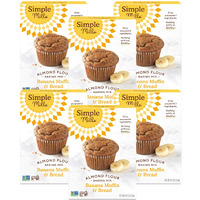 Simple Mills Almond Flour Baking Mix, Banana Muffin & Bread Mix - Gluten Free, Plant Based, Paleo Friendly, 9 Ounce (Pack Of 6)