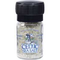 Light Grey Celtic Sea Salt Mini Grinder, 1.8 Ounces