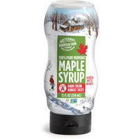 Butternut Mountain Farm Pure Maple Syrup From Vermont, Grade A (Prev. Grade B), Dark Color, Robust Taste, All Natural, Easy Squeeze, 12 Fl Oz