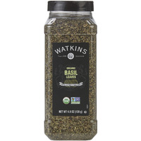 Watkins Gourmet Spice, Organic Basil, Bulk Food Service Size, 4.9 Oz (Pack Of 1)