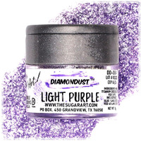 Light Purple Edible Glitter For Drinks, Cocktails, Cake Decorating, Strawberries, Chocolates & More | No Taste | 3G | 100% Food-Safe | Kosher, Vegan, Gluten & Nut Free | Diamondust By The Sugar Art