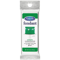 Satin Ice Fondant, Green, 4.4 Ounce