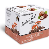 Bostons Best Coffee - Hazelnut Creme Flavored Coffee, Delicious Gourmet Coffee Compatible With Keurig Coffee Maker, 1 Count (42 Single Serve Cups)