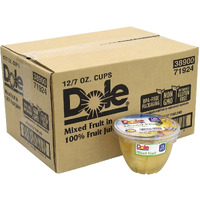 Dole Fruit Bowls Mixed Fruit In 100% Juice Snacks, 7Oz 12 Total Cups, Gluten & Dairy Free, Bulk Lunch Snacks For Kids & Adults