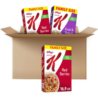 Kelloggs Special K Breakfast Cereal, Family Breakfast, Fiber Cereal, Family Size, Variety Pack (3 Boxes)