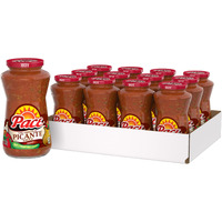 Pace Hot Picante Sauce, 16 Oz Jar (Pack Of 12)
