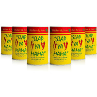 Slap Ya Mama Cajun Seasoning From Louisiana, Original Blend, No Msg And Kosher, 8 Ounce Can, Pack Of 6
