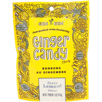 Gem Gem Ginger Candy Chewy Ginger Chews (Lemon, 5.0Oz, Pack Of 1)